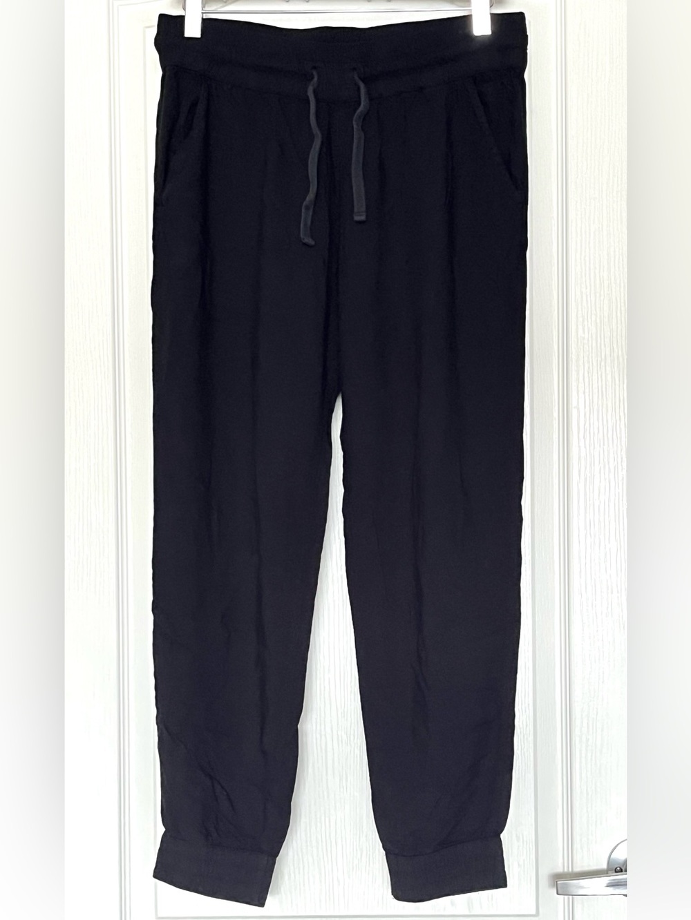 Aritzia Sunday Best Los Feliz Rayon Joggers Black S Cozy Streetwear Everyday - Picture 5 of 15